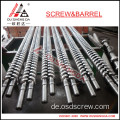 paralleler Doppelschneckenzylinder für India Kabra (KET) Extrusionsmaschine 2-52-25V ZHOUSHAN HERSTELLER COLMONOY Stellite BIMETALLIC